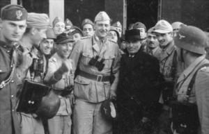 Gran Sasso, Mussolini vor Hotel